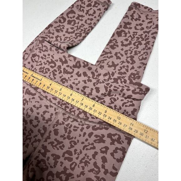 Athleta Elation Ultra High Rise Tight Purple Leopard Size XXS - Picture 4 of 7